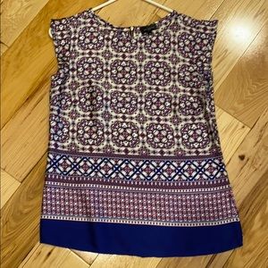 Cute satin cap sleeve top. Like new!